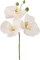 12" White Phalaenopsis Pick - 12-Pack, 3 Lifelike Silk Flowers Per Stem, Elegant Floral Décor, Perfect for Events & Home - Ideal for All Seasons, Floral Home by Artificial Flowers